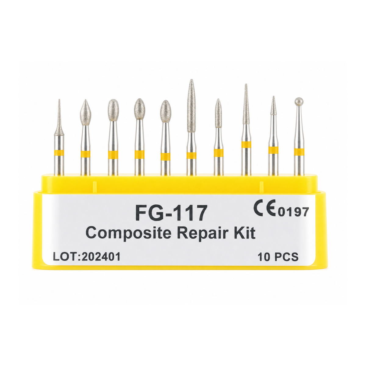 Taft Diamond Burs Composite Repair Kit FG 117 dental diamond bur kit