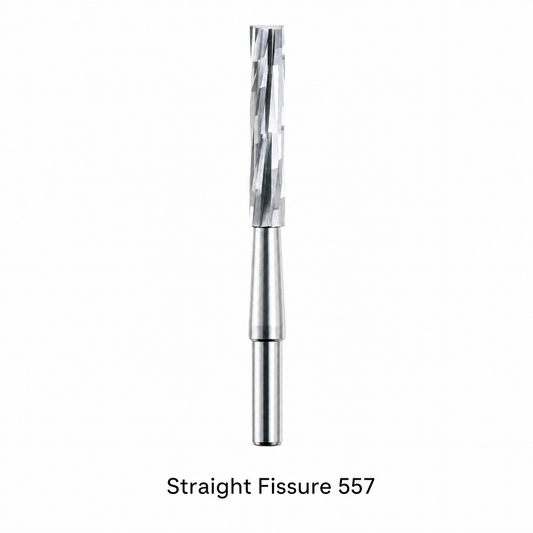 Taft Carbide Burs style 557 straight fissure crosscut FG shank tungsten carbide dental bur