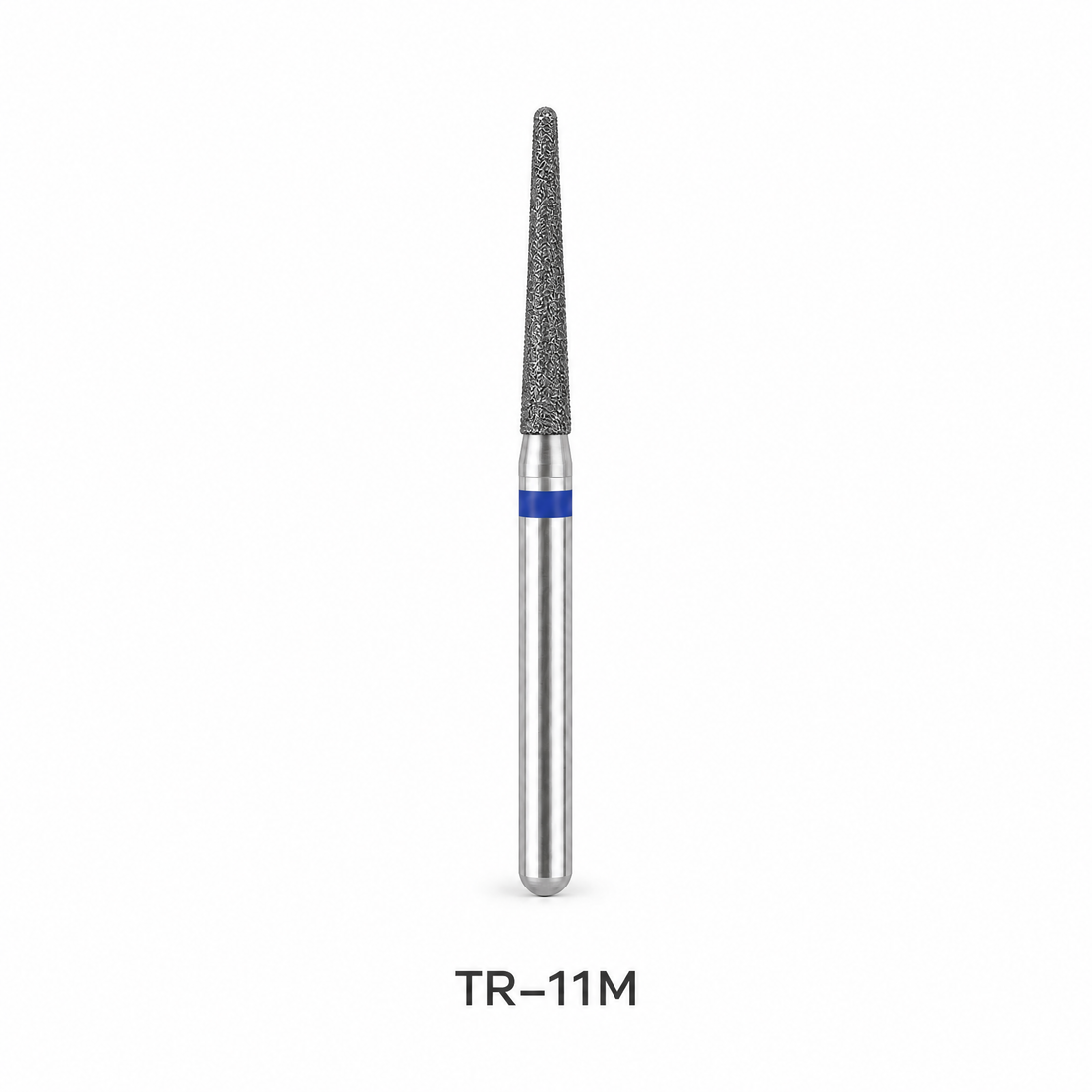 Taft round end taper diamond bur, the shape that dulls fastest in crown prep