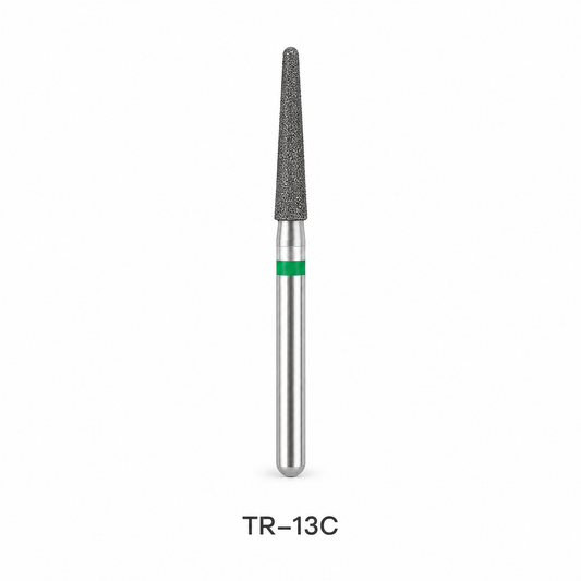 Taft round end taper diamond bur TR-13 coarse grit for crown prep