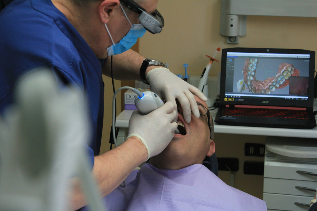 dentist working