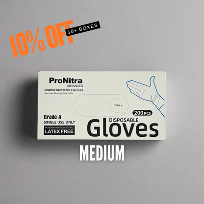 ProNitra Advanced  - Powder Free, Nitrile Gloves
