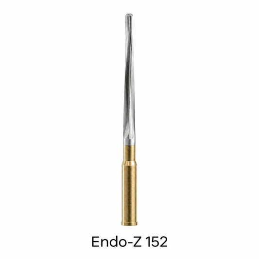 Taft Carbide Burs Endo-Z 152 tapered safe-ended endodontic bur, FG L 28 mm shank