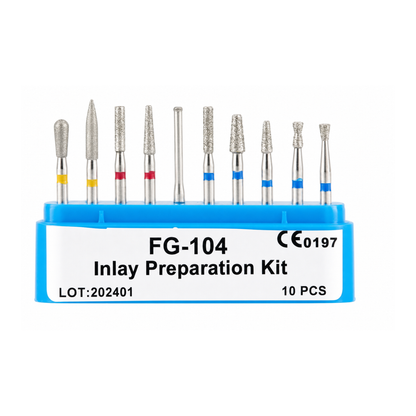 Taft Diamond Burs Inlay Preparation Kit FG 104 dental diamond bur kit
