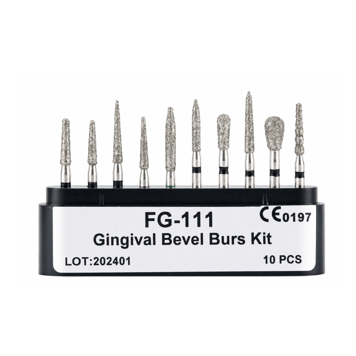 Taft Diamond Burs Gingival Bevel Kit FG 111 dental diamond bur kit