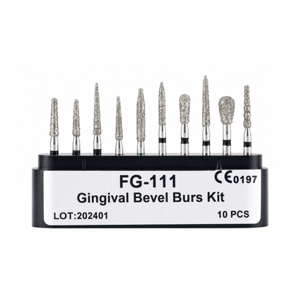 Taft Diamond Burs Gingival Bevel Kit FG 111 dental diamond bur kit