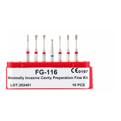 Taft Diamond Burs Minimally Invasive Cavity Prep Fine Kit FG 116 dental diamond bur kit
