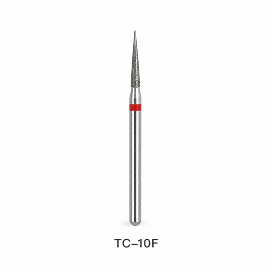 Taft Diamond Burs Needle TC-10 fine grit FG shank dental bur